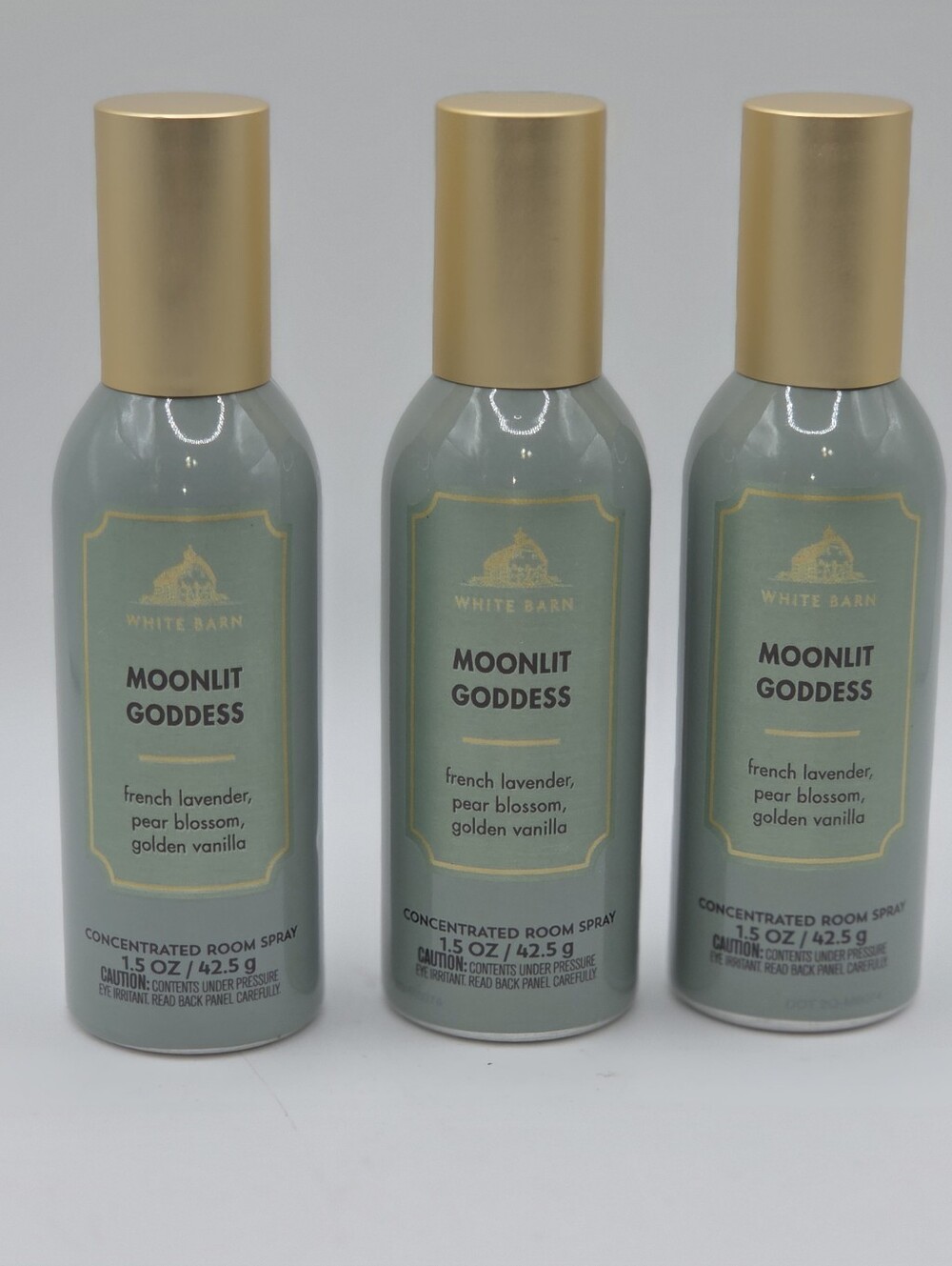 White Barn Moonlit Goddess Concentrated Room Spray 3-Pack